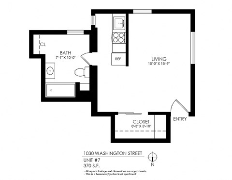 1030 Washington Studio Apartment in Denver, CO